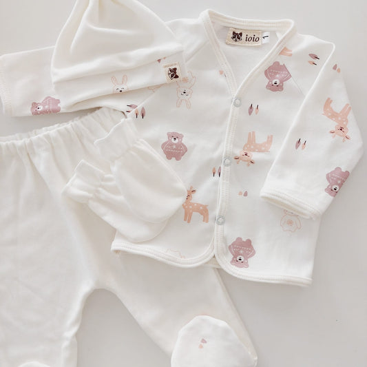 Conjuntos de algodón - osos y conejos
