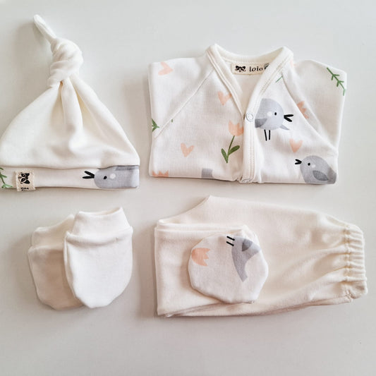 Conjuntos de algodón - pajaritos