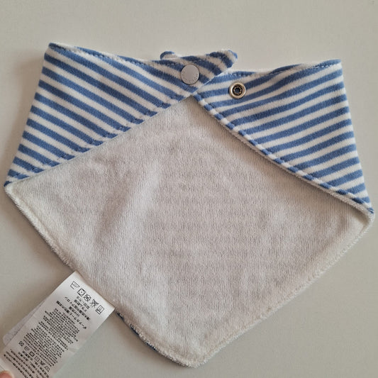 Bandana rayada doble broche - 34 cm de cuello