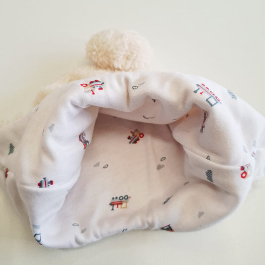 Gorro de abrigo "trencitos"