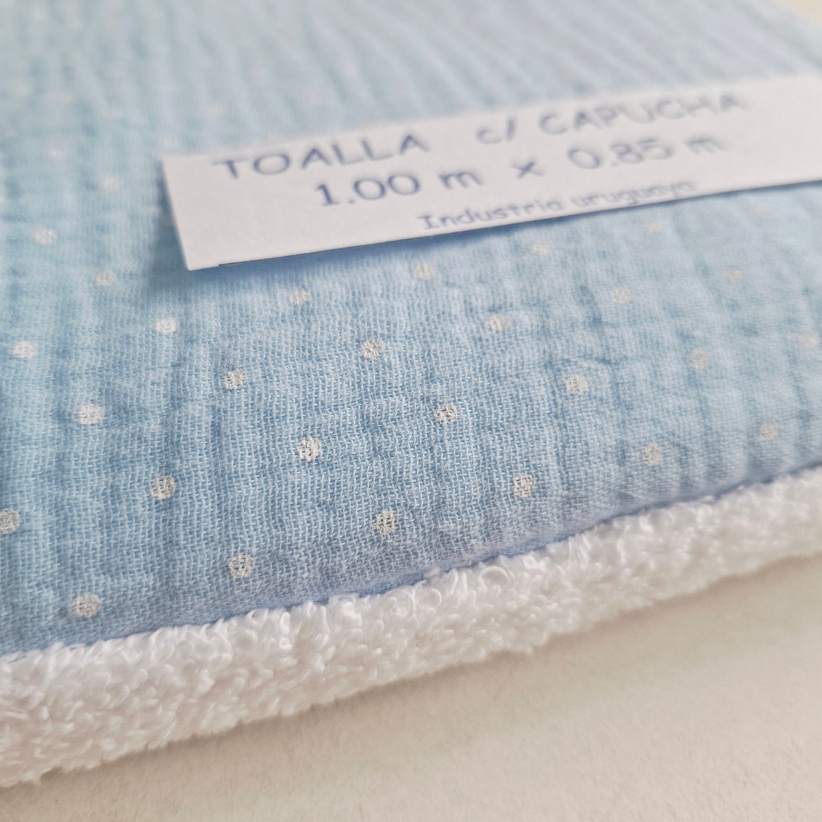 Toalla con capucha - Puntos Blancos