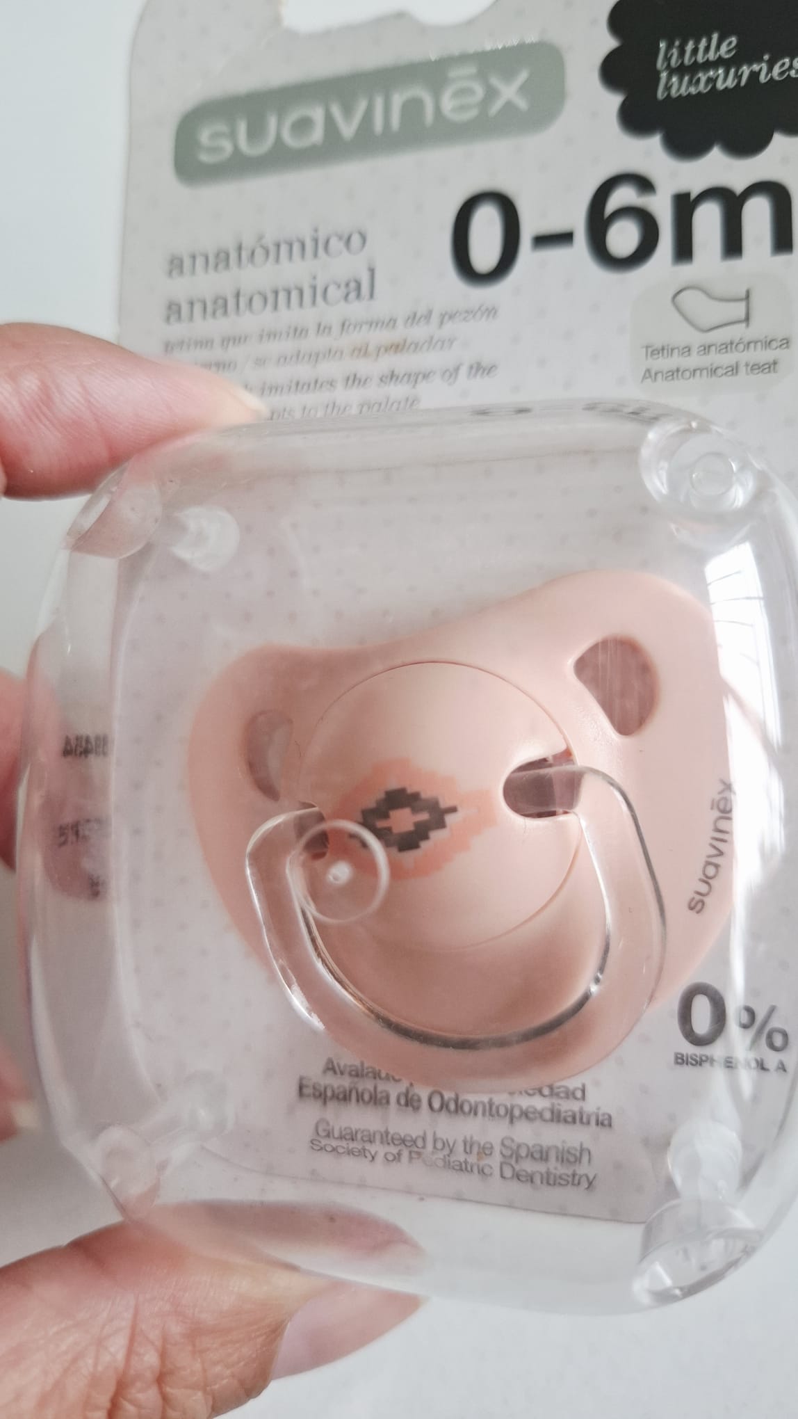 Chupete Suavinex 0 a 6m Latex Anatómico