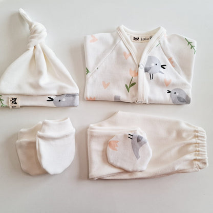 Conjuntos de algodón - pajaritos