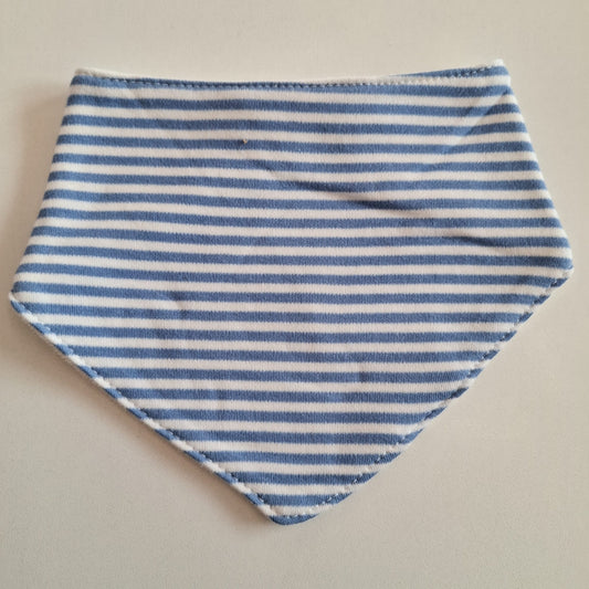 Bandana rayada doble broche - 34 cm de cuello