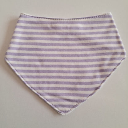 Bandana rayada doble broche - 34 cm de cuello