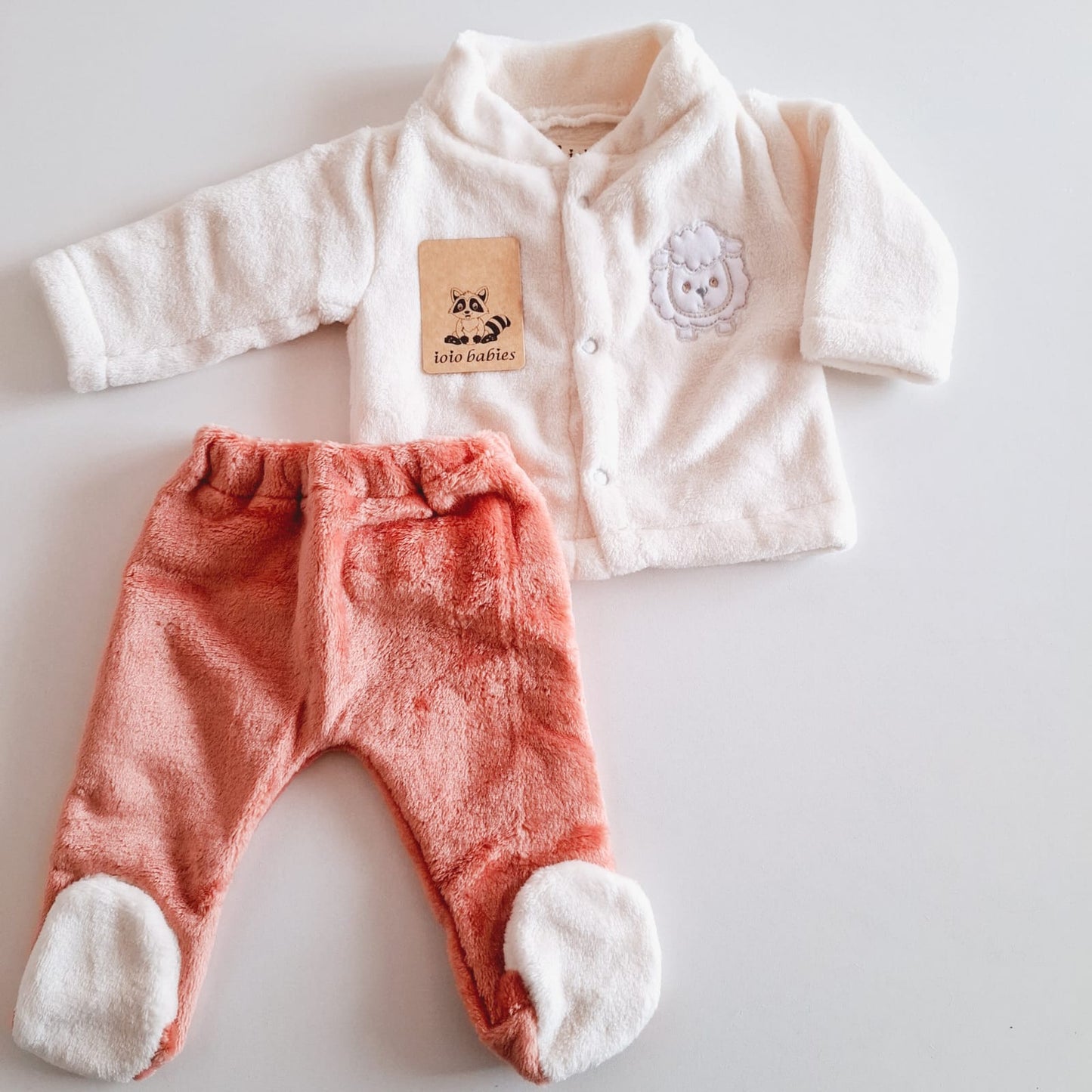 Conjunto peluche bordado