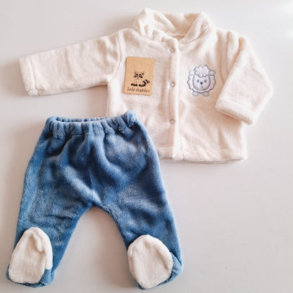 Conjunto peluche bordado
