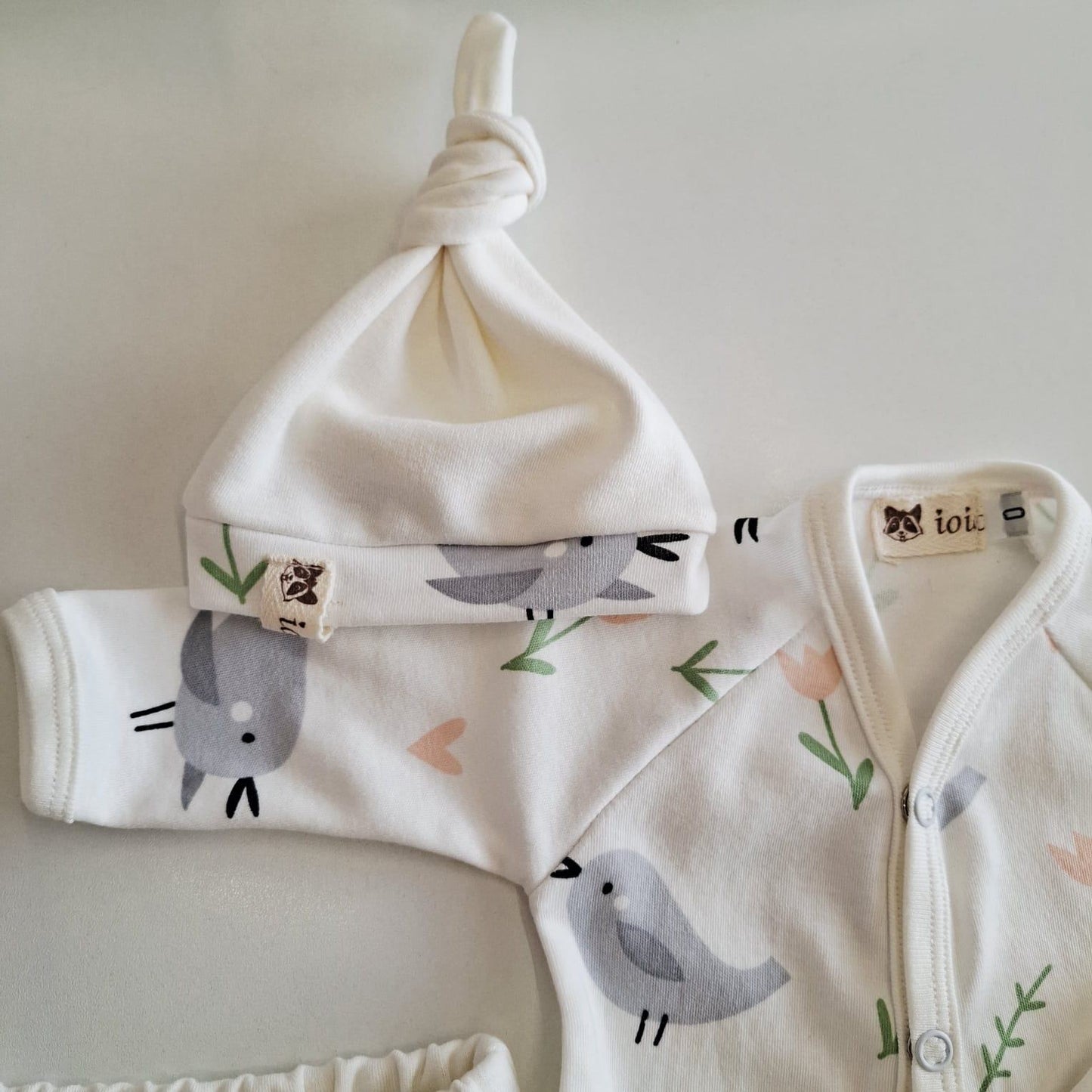 Conjuntos de algodón - pajaritos