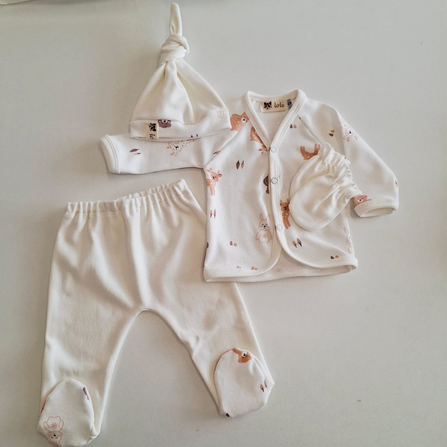 Conjuntos de algodón - osos y conejos