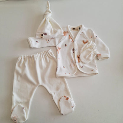 Conjuntos de algodón - osos y conejos