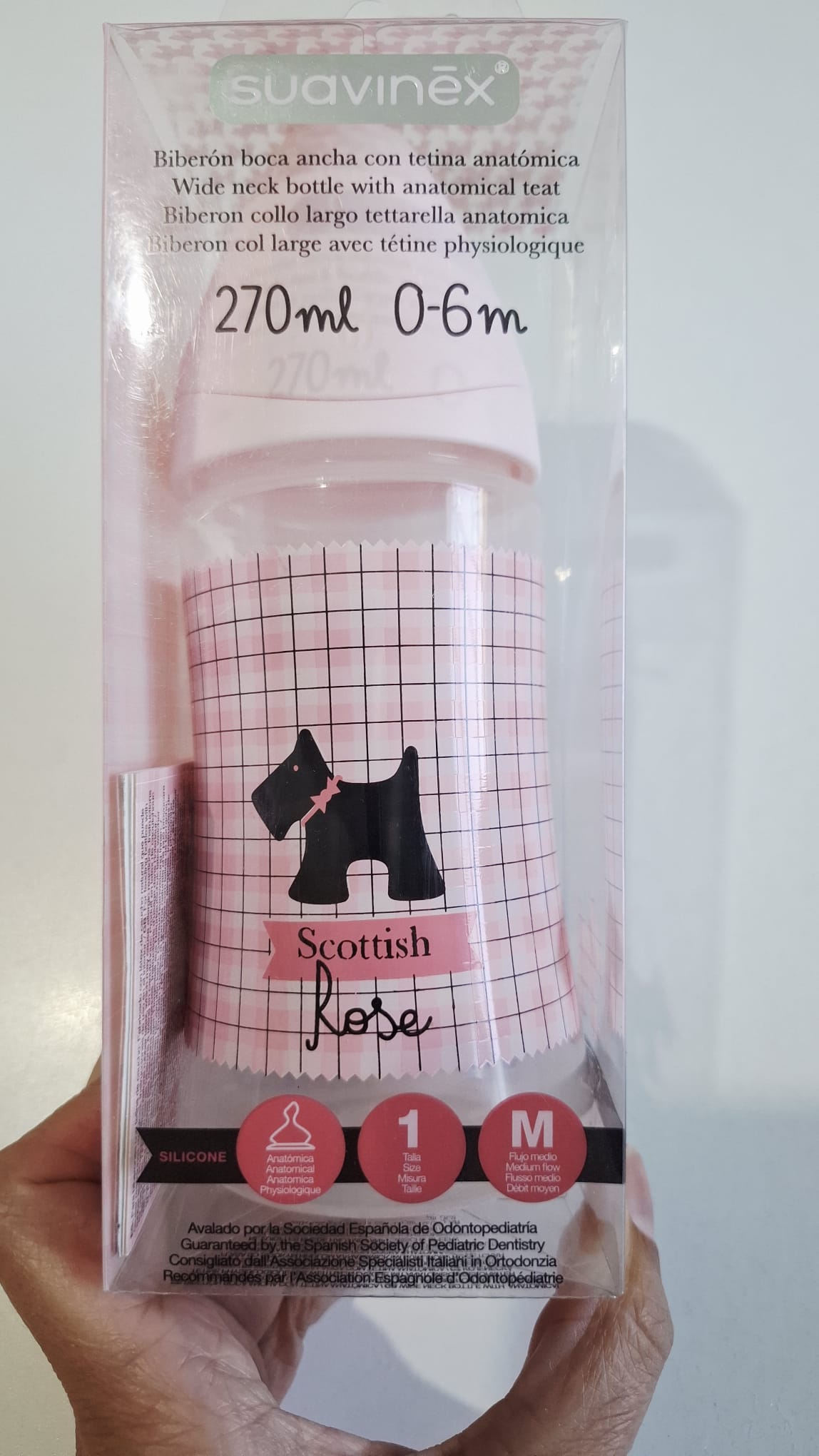 Mamadera Suavinex 0 a 6m Silicona