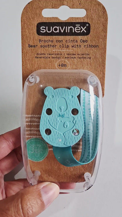 Prendedor de Chupete Oso
