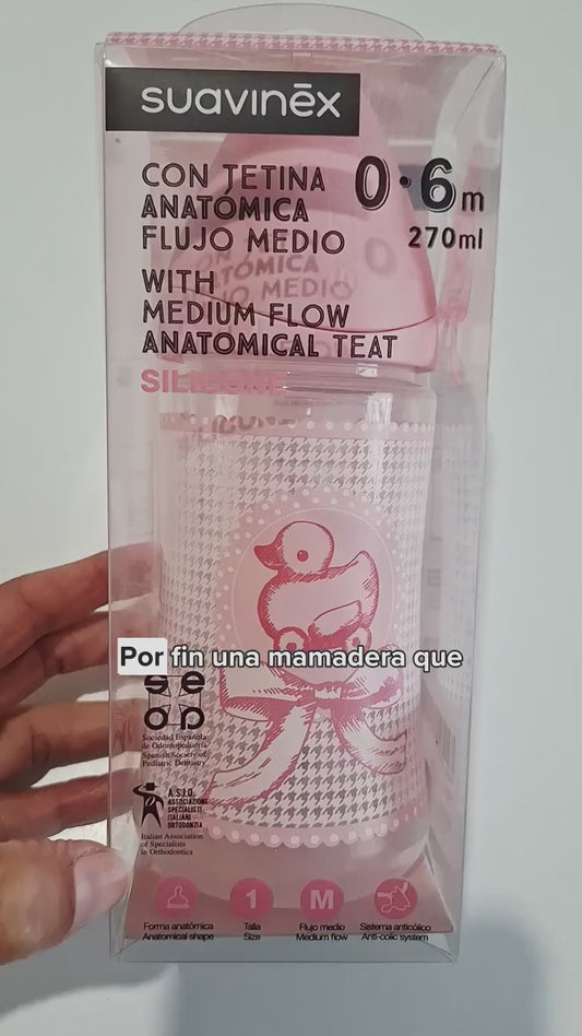 Mamadera Suavinex 0 a 6m Silicona