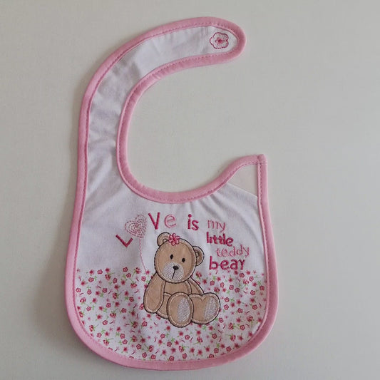 Babero "Teddy Bear" Impermeable (contorno de cuello 25 cms)