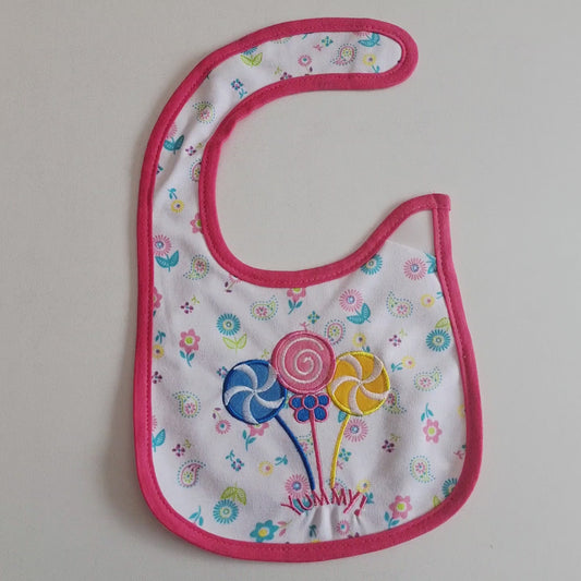 Babero "Yummy" Impermeable (contorno de cuello 25 cms)
