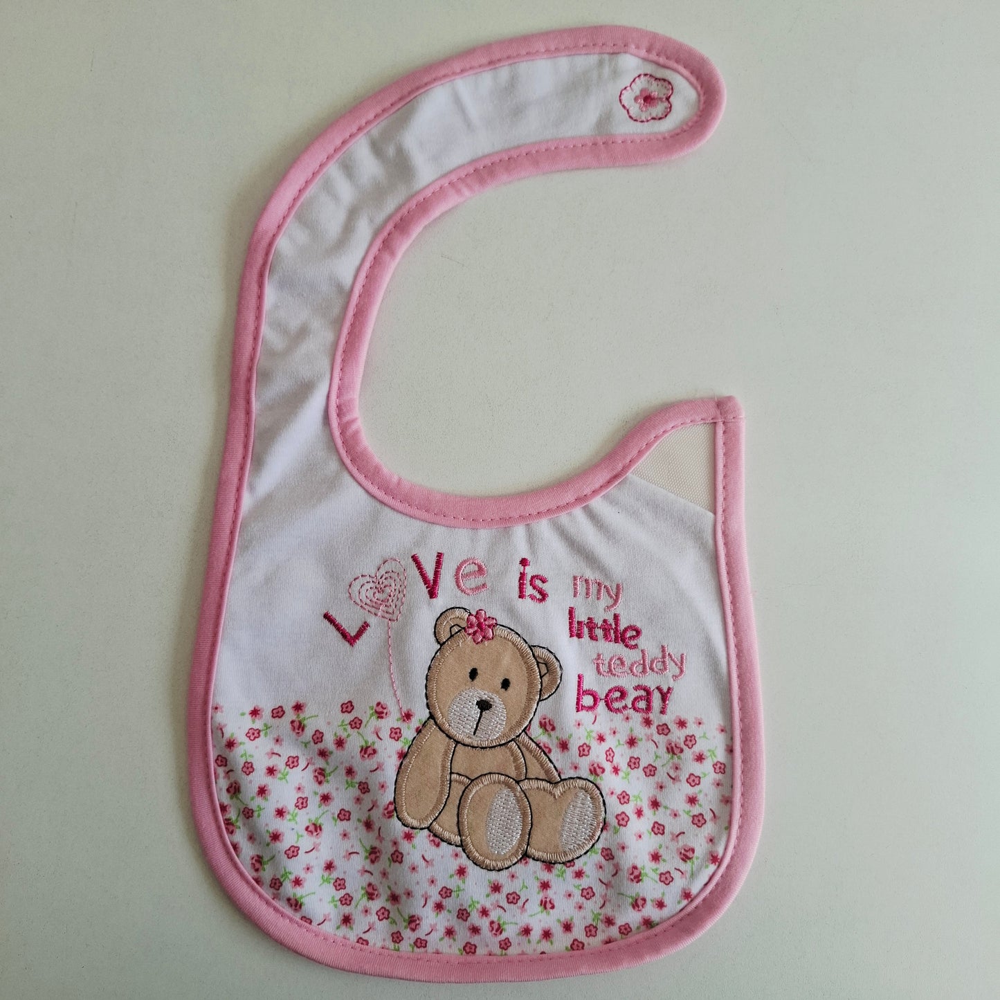 Babero "Teddy Bear" Impermeable (contorno de cuello 25 cms)