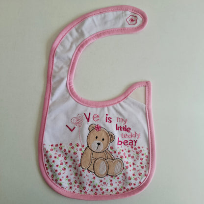 Babero "Teddy Bear" Impermeable (contorno de cuello 25 cms)