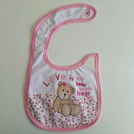 Babero "Teddy Bear" Impermeable (contorno de cuello 25 cms)