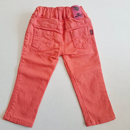 Pantalón Jean con Perlas (elastizado)