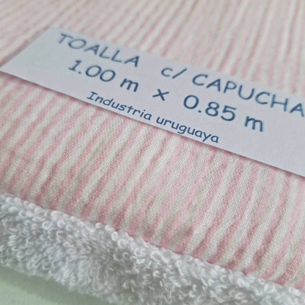 Toalla con capucha - Rayitas
