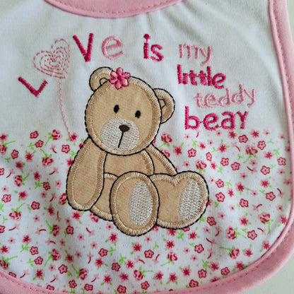 Babero "Teddy Bear" Impermeable (contorno de cuello 25 cms)