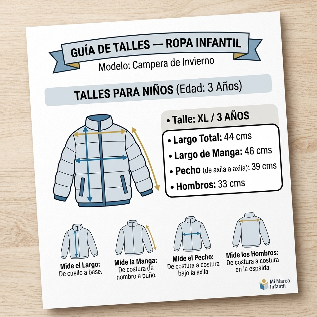 Campera Puffer Infantil con Capucha y Corderito