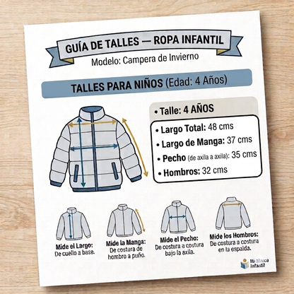 Campera Puffer con Capucha y Corderito Guindas