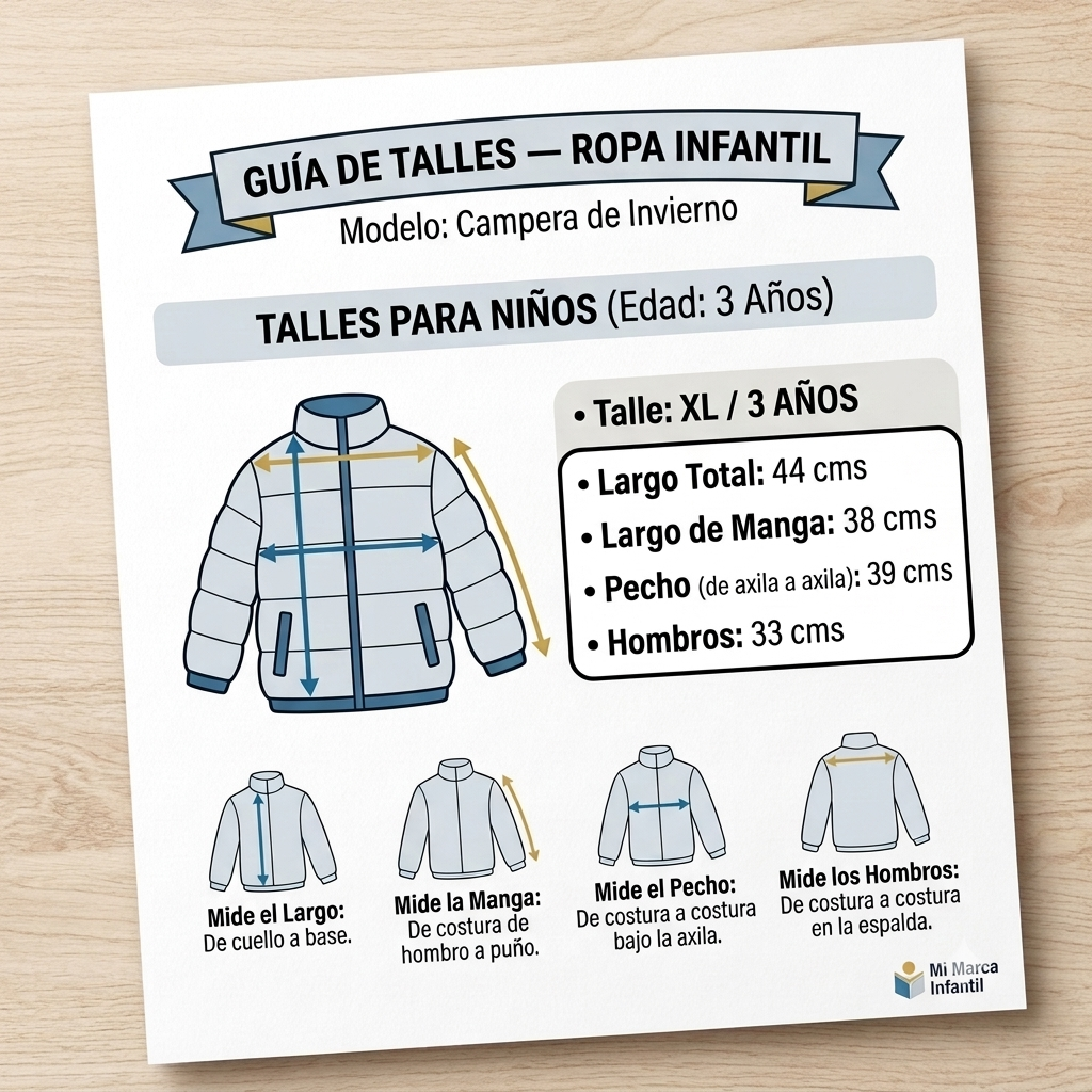 Campera Puffer Infantil con Capucha y Corderito