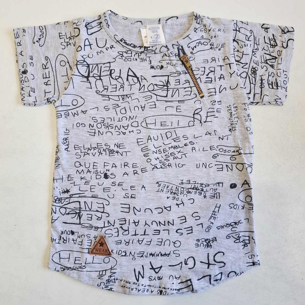 Remera letras