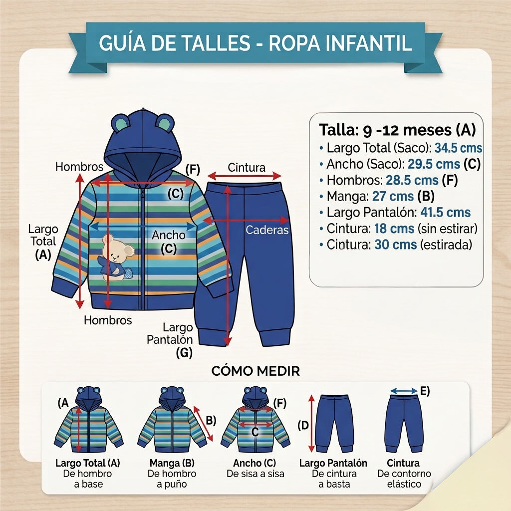 Conjunto Polar Osito Mimado