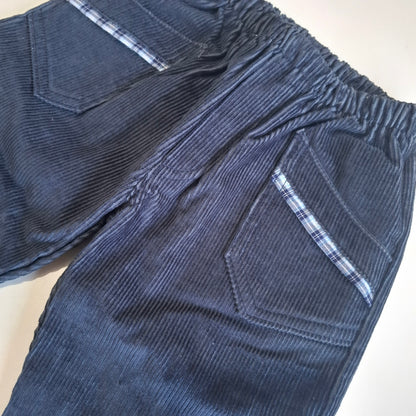 Pantalón Pana Azul (Cuadrille Azul)