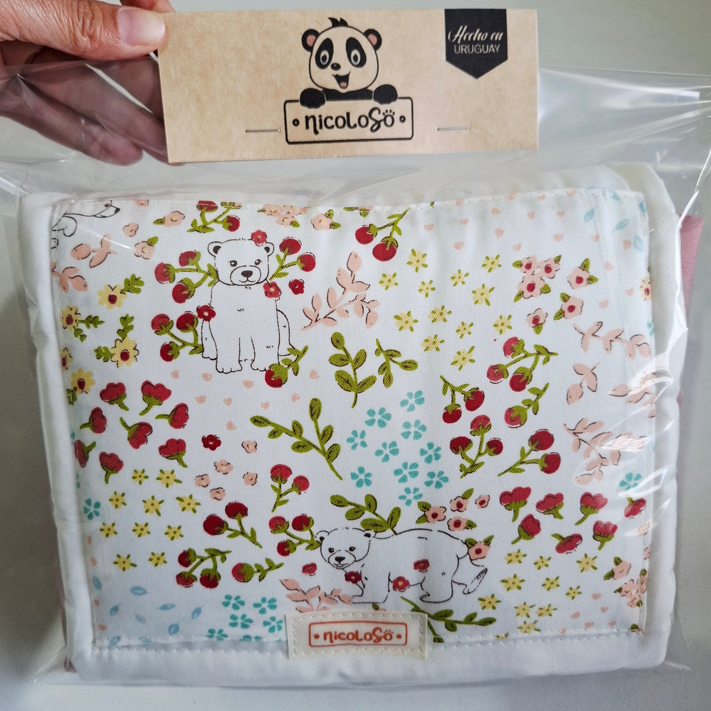 Cambiador Osito Floral