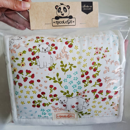 Cambiador Osito Floral