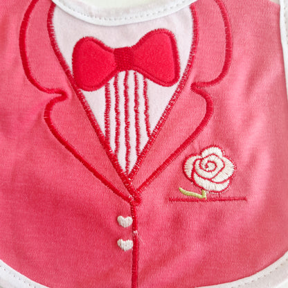 Babero "Moñita" Impermeable (contorno de cuello 25 cms)