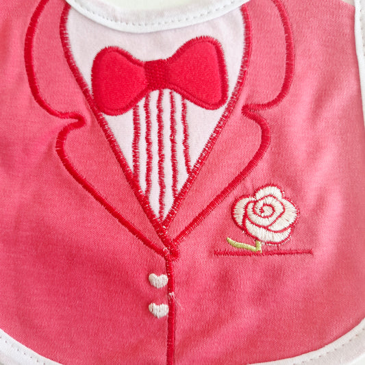 Babero "Moñita" Impermeable (contorno de cuello 25 cms)