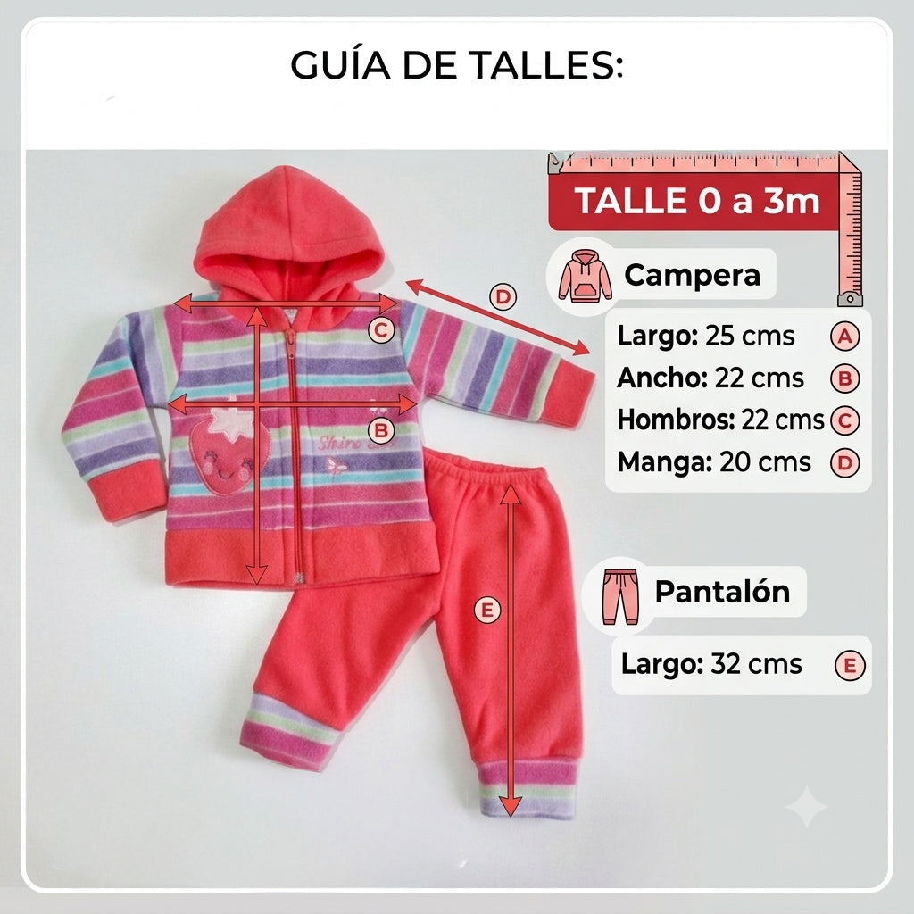 Conjunto Polar Frutillita