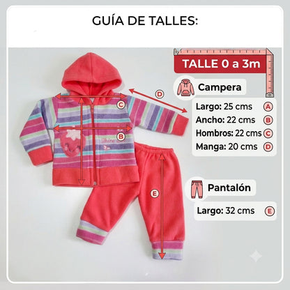 Conjunto Polar Frutillita