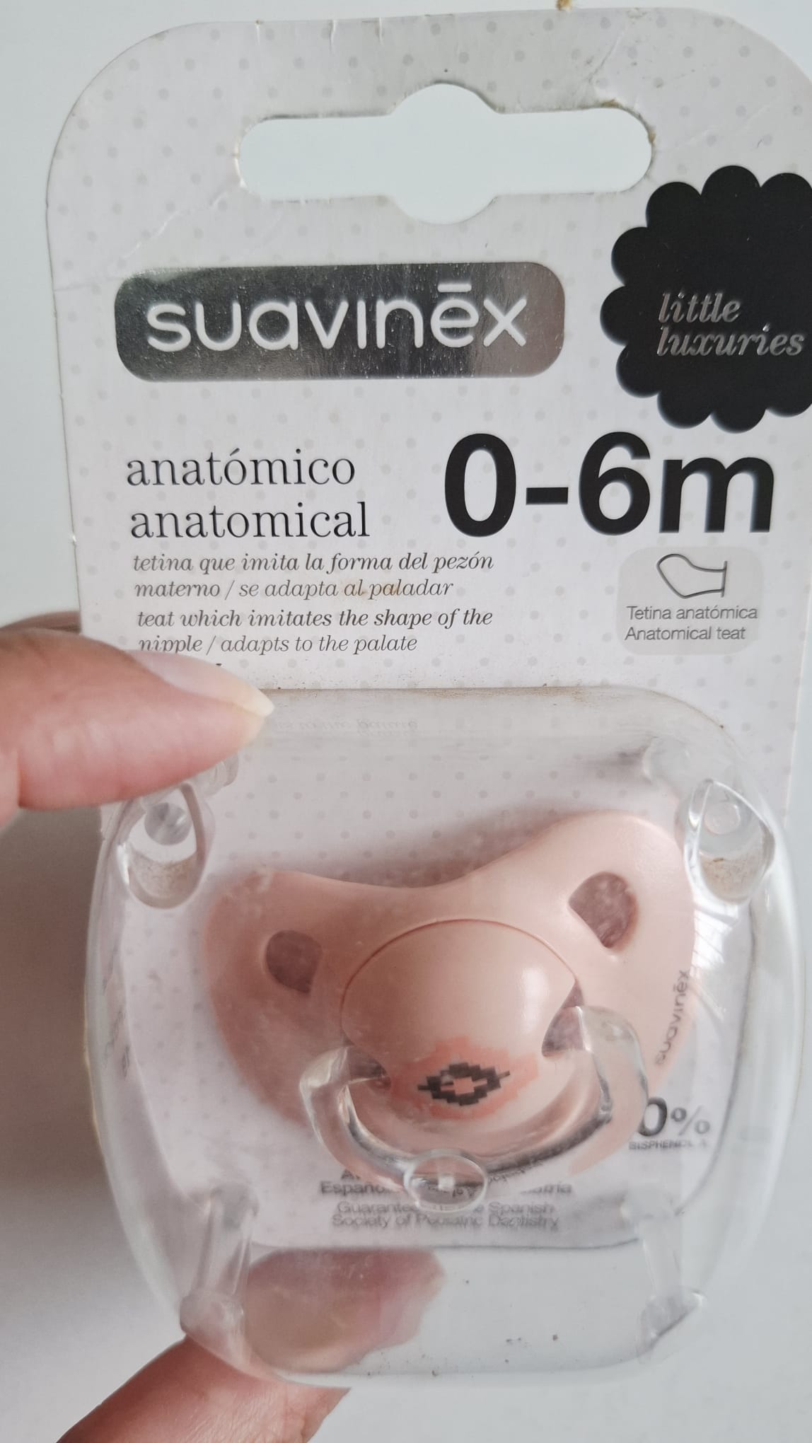 Chupete Suavinex 0 a 6m Latex Anatómico